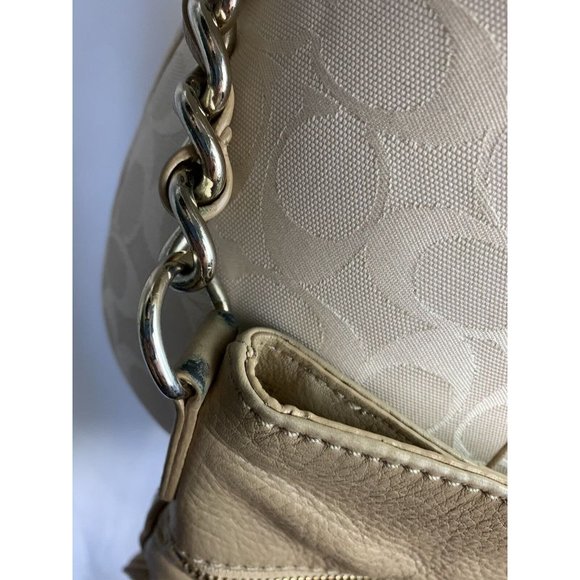 Kate Spade NY Tan Leather Organizational Crossbody Jackson Zip Top Purse - Picture 6 of 7